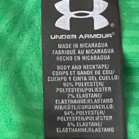 Under Armour Men ColdGear Infrared Green Long-Sleeve Fitted Shirt Size Small NWT - Picture 10 of 12